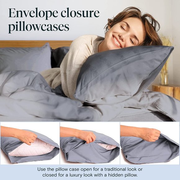 LuxClub 6 PC Sheet Set Sheets Deep Pockets 18" Eco Friendly Wrinkle Free Sheets - Picture 11 of 11